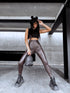 "WARMFIT" imitation leather leggings - CHOCO VS19039